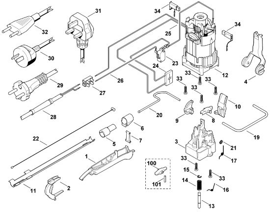 Bild von C - Elektromotor, Schaltsystem HE 515