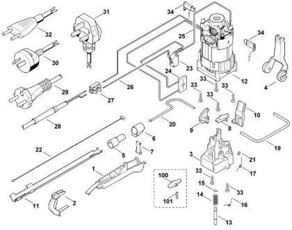 Bild von C - Elektromotor, Schaltsystem HE 715