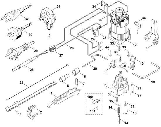 Bild von C - Elektromotor, Schaltsystem HE 715