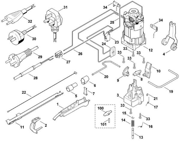 Bild von C - Elektromotor, Schaltsystem HE 715