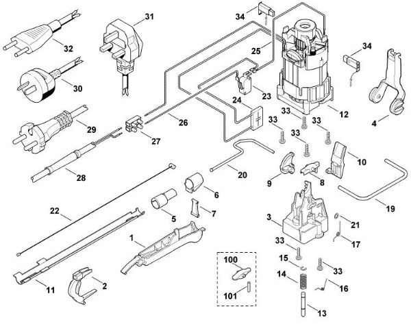 Bild von C - Elektromotor, Schaltsystem HE 815