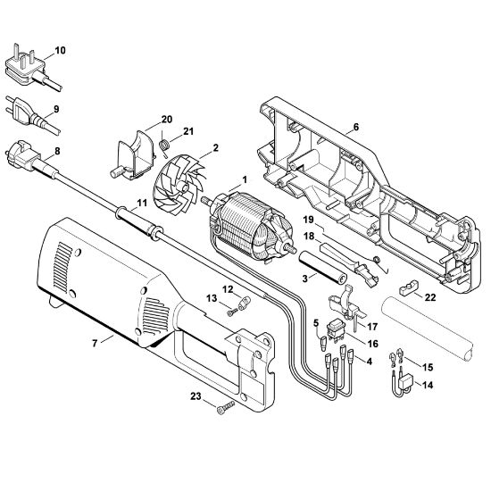 Bild von A - Elektromotor HEL 600