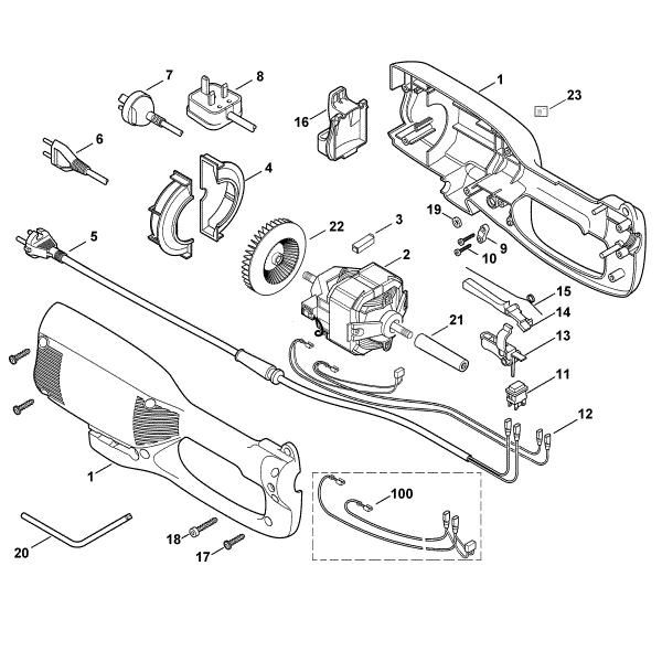 Bild von A - Elektromotor HEL 700