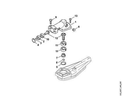 Zubehörteile HG 100 A - Getriebe HG 100 der Marke Viking