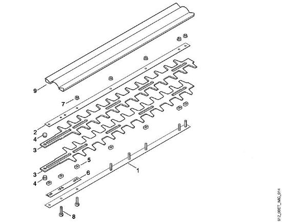 Zubehörteile HG 100 B - Schneidsystem der Marke Viking