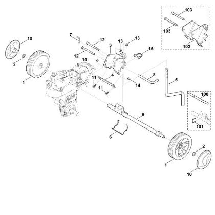 Bild von B - Fahrwerk HB 445.0