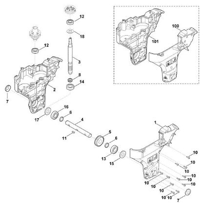 Bild von E - Getriebe HB 445.0