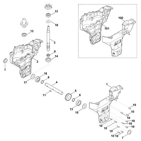 Bild von E - Getriebe HB 445.0