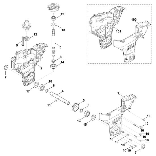 Bild von E - Getriebe HB 445.0 R