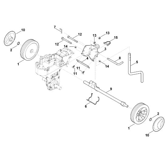 Bild von B - Fahrwerk HB 445.1 R