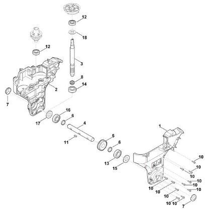 Bild von E - Getriebe HB 445.1 R