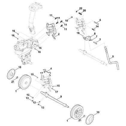 Bild von B - Fahrwerk HB 445.2 R