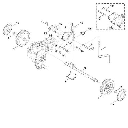 Bild von B - Fahrwerk HB 560.0