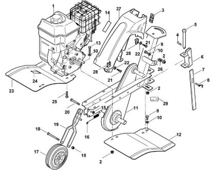 Bild von B - Grundgerät, Motor VH 540