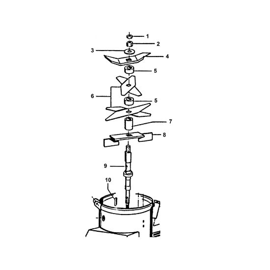 Bild von D - Messersatz - 1 AB 4080 S