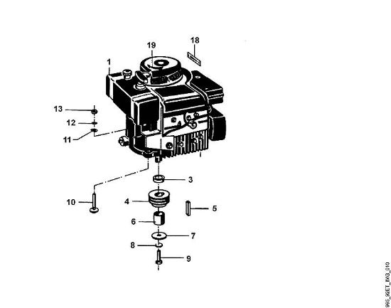 AB AB 4099 SE F - Motor der Marke Viking