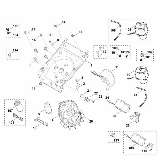 Bild von C - Motor, Schalter GE 103