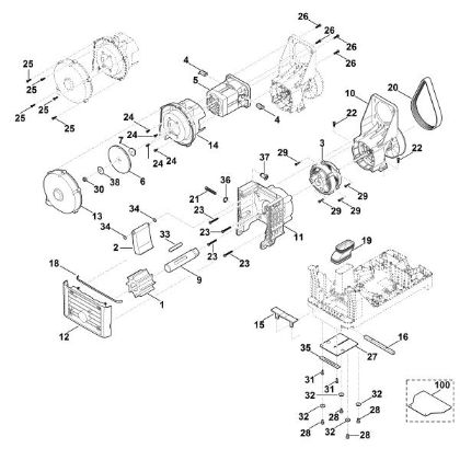 Bild von C - Motor, Schneidwerk GE 135.0 L