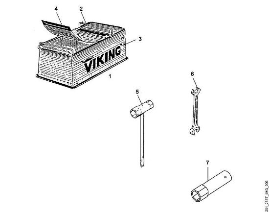 GE GE 330 F - Werkzeug, Zubehör der Marke Viking