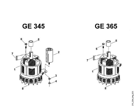 GE GE 345 C - Elektromotor der Marke Viking