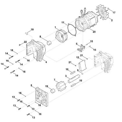 Bild von E - Motor, Schneidwerk GE 35.2 L