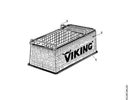 Zubehörteile HB 80 A - Häckselbehälter der Marke Viking