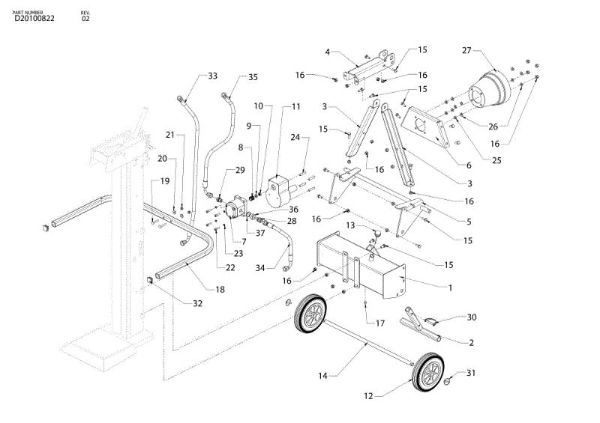 Set GC/PTO SPL 910 PTO Log splitter