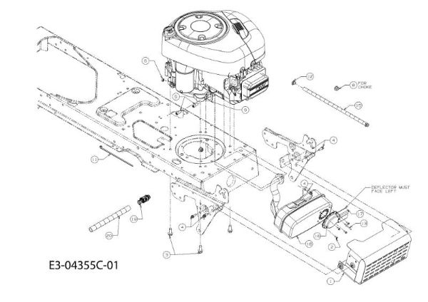Engine KROSSER 105/17,5 H Cat. 2010 Garden tractor