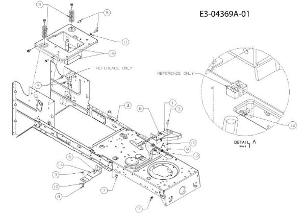 Frame KROSSER 80/12,5 T Cat.2011 Garden tractor