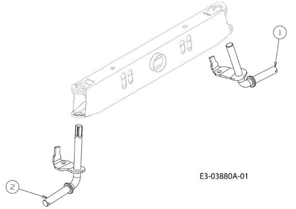 Front axle (2/2) KROSSER 92/15,5 T France Cat.2011 Garden tractor
