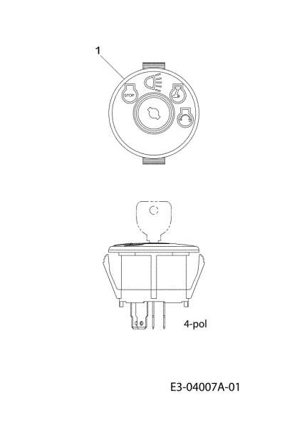 Electric diagram (2/2) TORNADO 108/20 H Cat.2011 Garden tractor