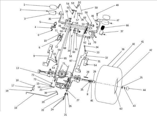 Transmission OM 106J/15,5H Cat.2011 Garden tractor