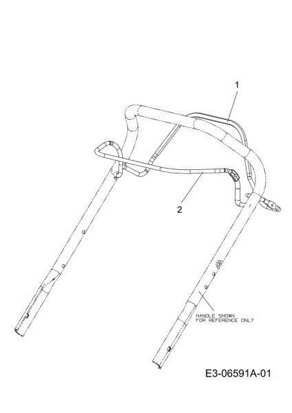 Control lever G 55 VBX 4-IN-1 Cat. 2012 Lawnmower