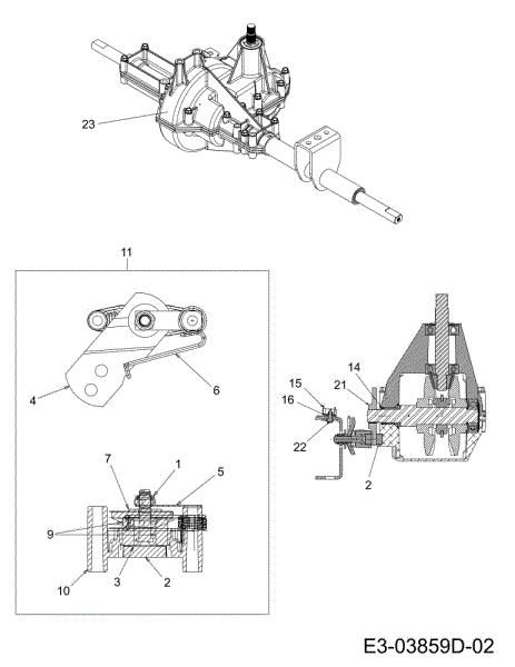 Transmission (3/3) KROSSER 80/12,5 T Cat.2012 Garden tractor