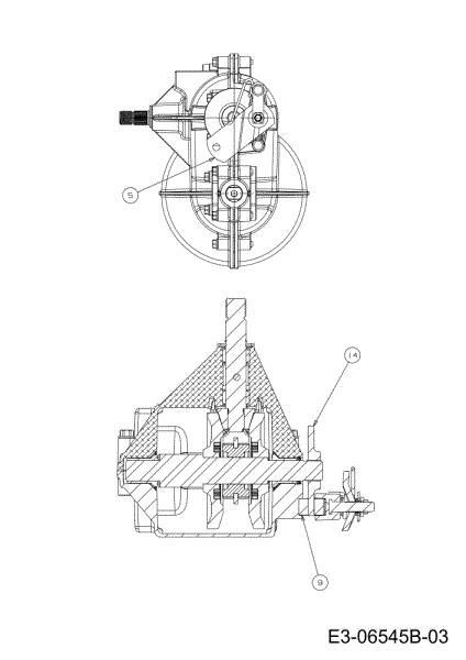 Transmission (3/3) TORNADO 95/11,5 T Cat.2012 Garden tractor