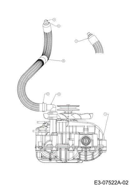 Transmission shafts KROSSER 92/16 H Cat. 2012 Garden tractor