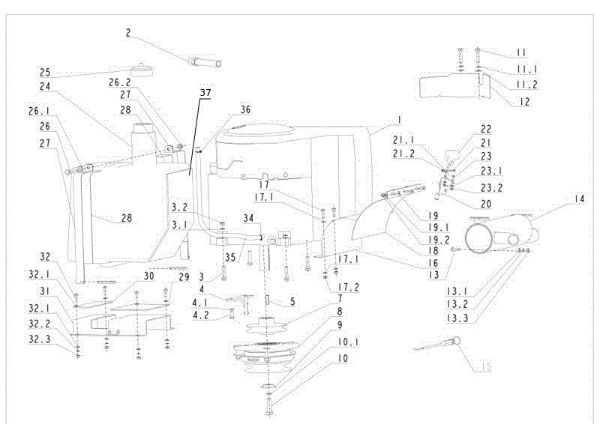 Engine APACHE 92 EVO Cat.2012 Garden tractor