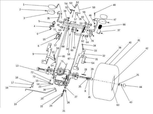 Transmission OM 106J/17,5H Cat.2012 Garden tractor