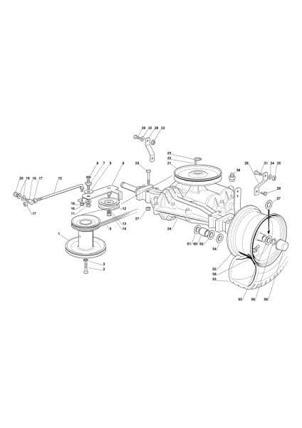 Transmission OM 72C/12,5KM Cat.2012 Garden tractor