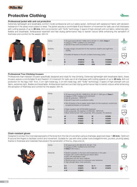  Protective clothing