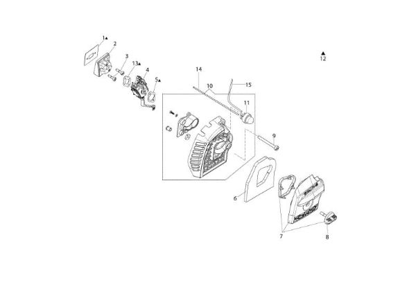 Air filter BC 220 T (EURO 2) Brushcutter