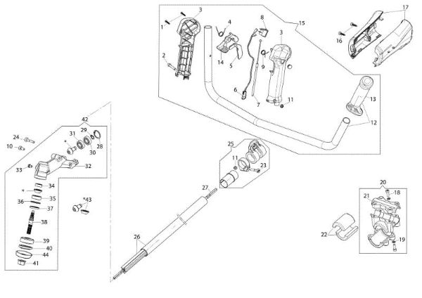 Transmission BC 220 T (EURO 2) Brushcutter