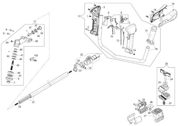 Transmission BC 24 T (EURO 1) Brushcutter