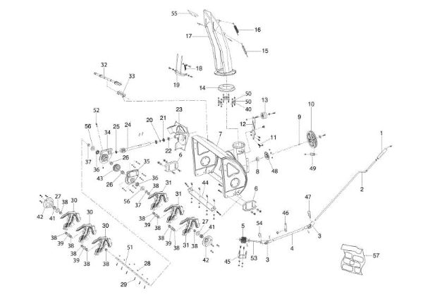 Snow thrower assy ARTIK 70 ELD Snow blower