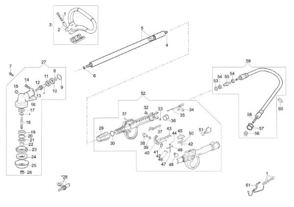 Transmission BCF 430 Brushcutter