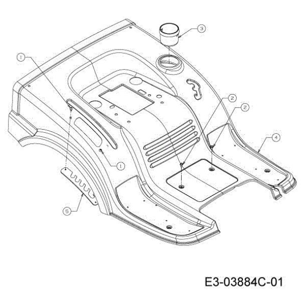 Rear body KROSSER 92/13,5 T Cat.2013 Garden tractor