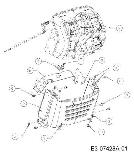 Dashboard (2/2) KROSSER 92/13,5 T Cat.2013 Garden tractor