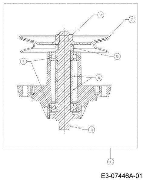 Blades support TORNADO 97/13 T Cat.2013 Garden tractor