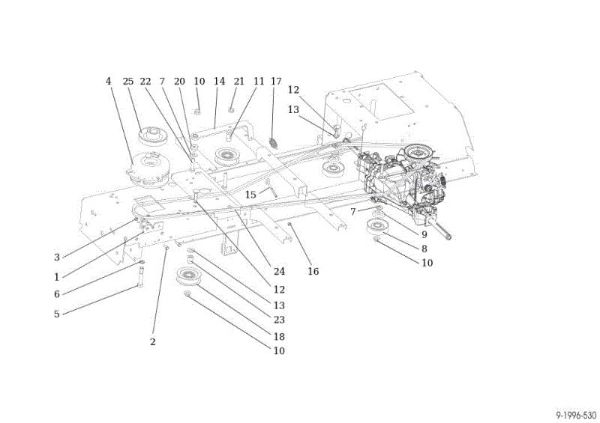 Clutch pulley OM 92S/16H Cat.2013 Garden tractor
