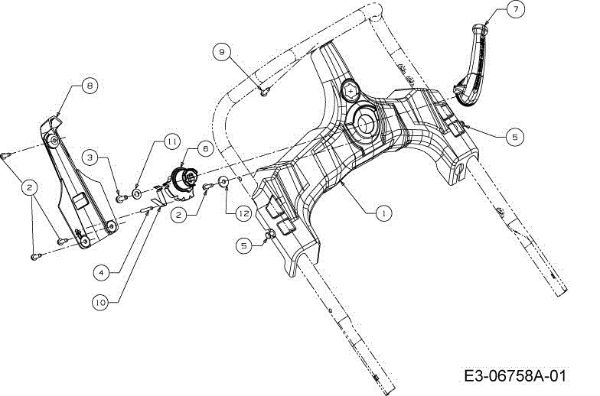 Dashboard G 55 VBX 4-IN-1 Cat. 2013 Lawnmower